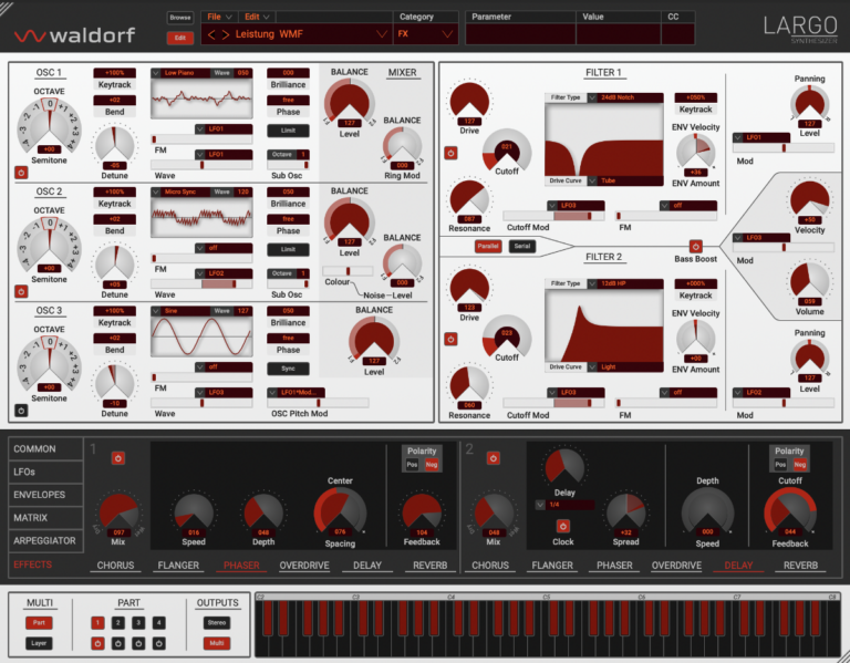 Waldorf Largo 2 Synthesizer Virtual Instrument  (Download)