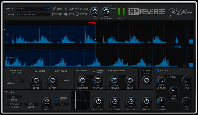 Rob Papen Reverse Reverse Effects Plug-In (Download)