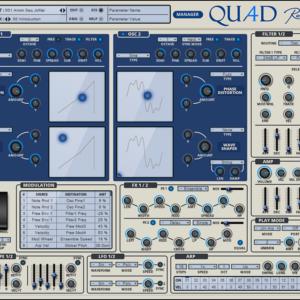 Rob Papen Quad - Rack Extension Synthesizer Plug-in (Download)