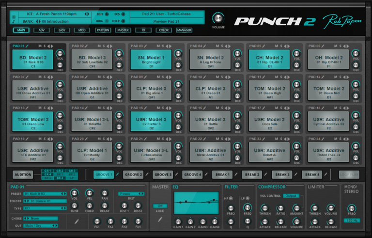 Rob Papen Punch 2 Plug-in (Upgrade from Punch 1