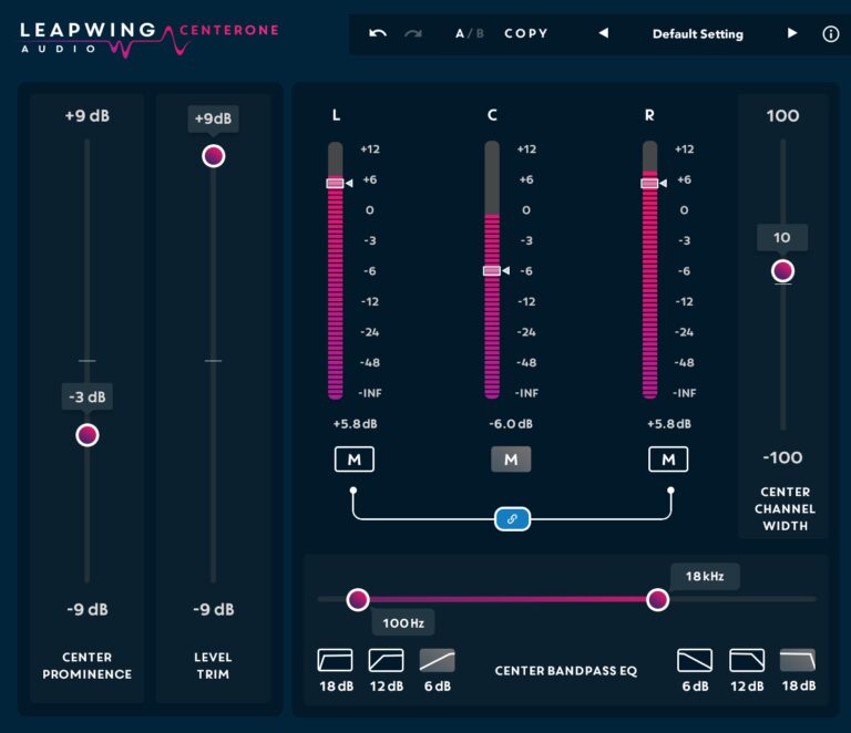 Leapwing Audio Centerone Separates Center From Side Content (Download)