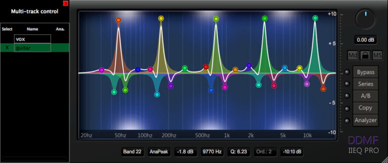 DDMF Iieqpro Iir Track Equalizer Plugin (Download)