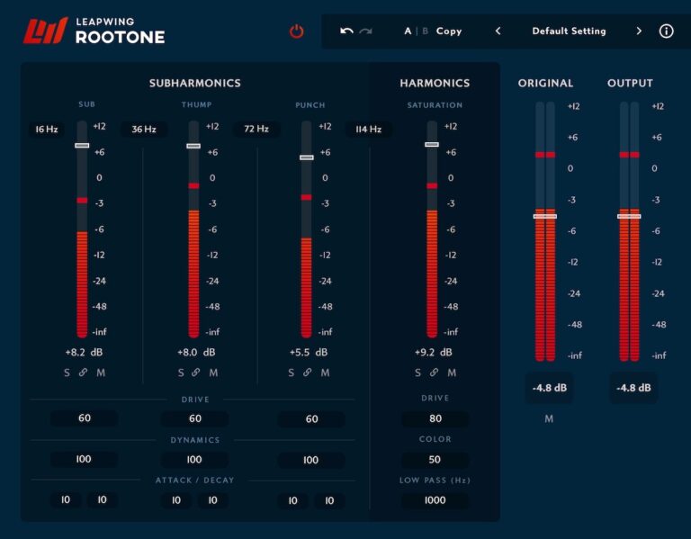 Leapwing Audio Rootone Subharmonics Plug-In (Download)