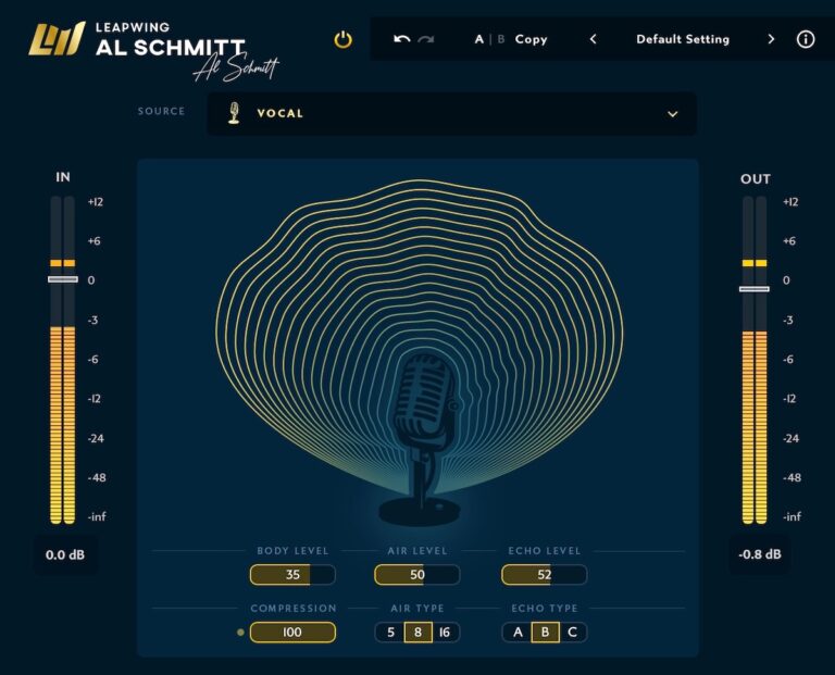 Leapwing Audio Al Schmitt Signature Plug-In With 6 Distinct Profiles (Download)