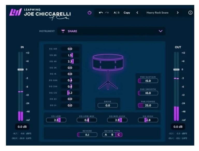 Leapwing Audio Joe Chiccarelli Signature Plug-In With 11 Distinct Profiles (Download)