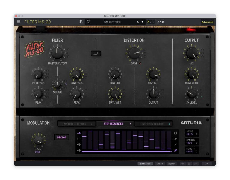 Arturia MS-20-Filter Plug-in (Download)