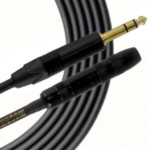 Mogami Gold Stereo 1/4" Male to Stereo 1/4" Female Headphone Extension Cable - 25'