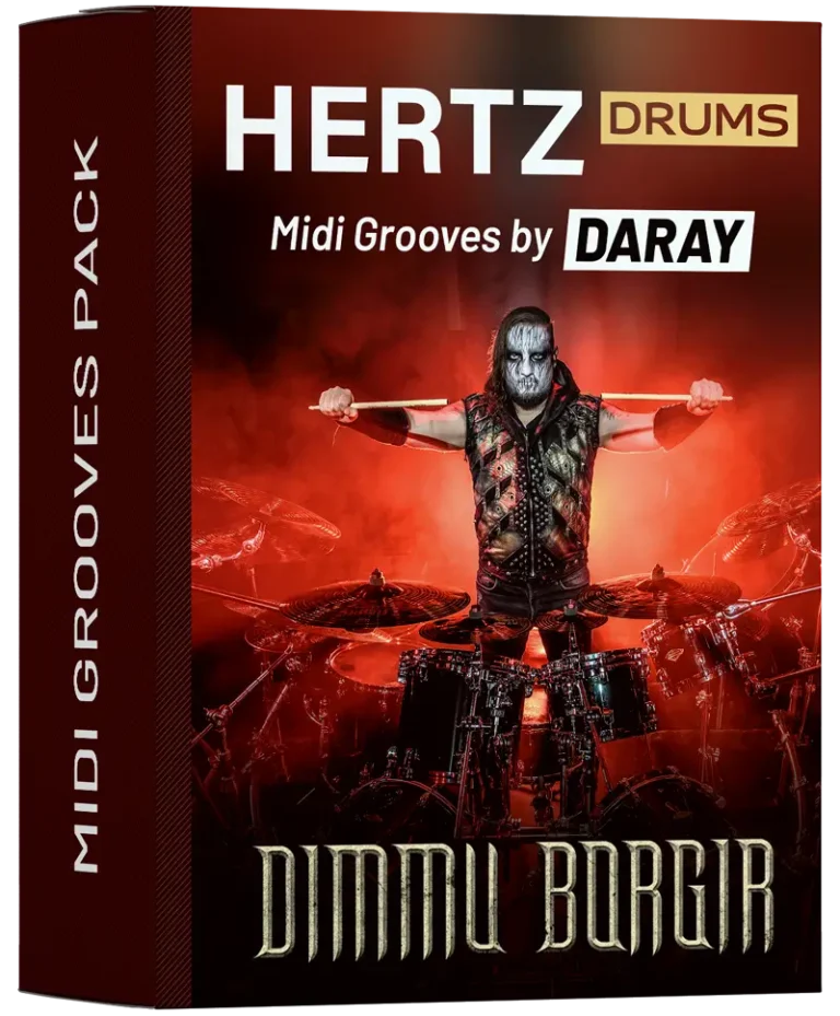 Hertz Drums Midi Grooves by Daray Drum Sample Library Plug-in (Download)