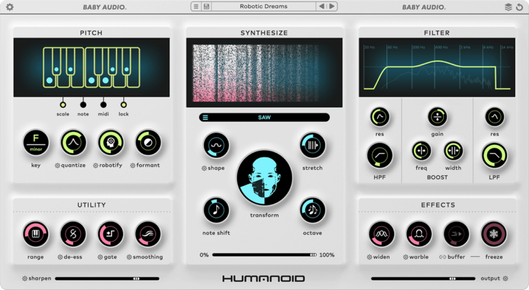 Baby Audio Humanoid Vocal Transformer Plugin (Download)