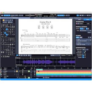 Arobas Music Guitar Pro 8 Music Notation Software (Student/Teacher