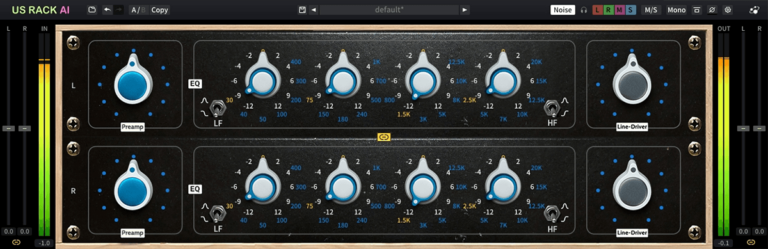 Three-Body Tech US Rack AI - AI-Powered Preamp and EQ Plugin (Download)