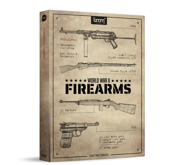 boom Library World War Ii Firearms (Construction Kit