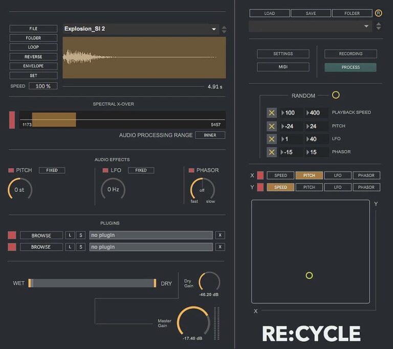 Digital Brain Instruments ReCycle Sound Generator Plug-in (Download)