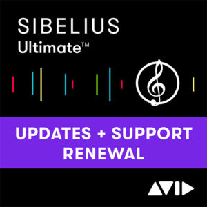 Avid Sibelius | Subscription with 1-Year Update and Support Plan (Renewal