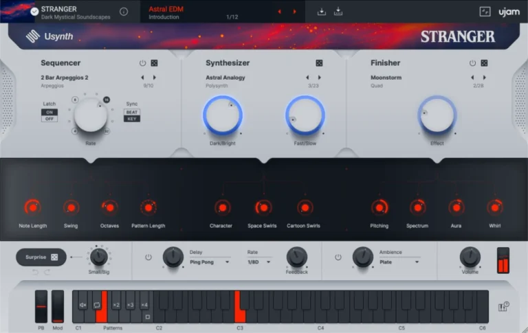 ujam Usynth Stranger Synthesizer Plug-in (Download)