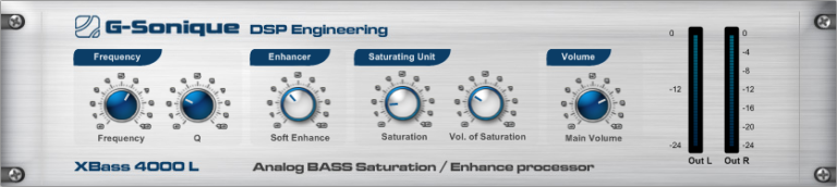 G-Sonique XBass4000L Analog Bass Saturation Enhance Processor (Download)