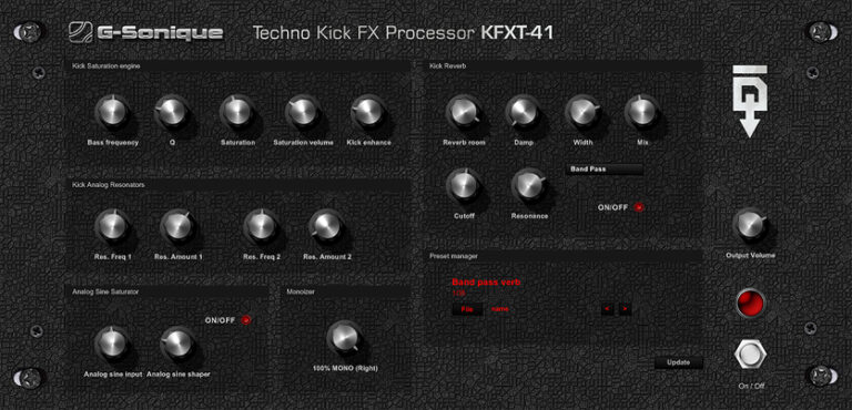 G-Sonique KFXT-41 Techno Kick Processor Techno Kick Processor (Download)