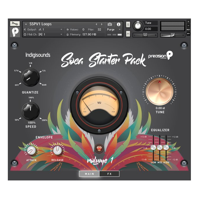 Indigisounds Soca Starter Pack Volume 1 Sample Pack for Native Instruments Kontakt (Download)