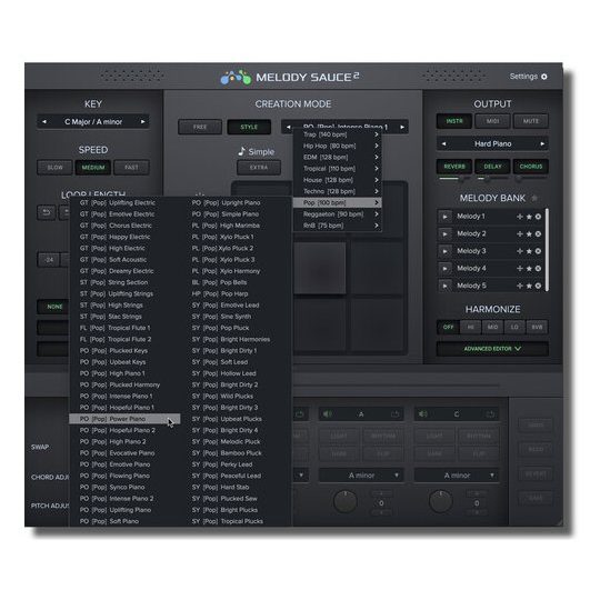 EVABEAT Melody Sauce 2 Automatic MIDI Melody Creation Software (Upgrade from Melody Sauce I, Download) - Image 4