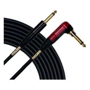 Mogami Gold Instrument Silent R-18 Cable (Right-Angle/Straight, 18')