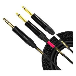 Mogami 1/4" TRS to Dual 1/4" TS Gold Send/Return Cable (12')