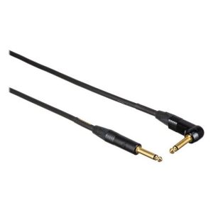 Mogami Gold Instrument Straight 1/4" Male to Right-Angle 1/4" Male Instrument Cable (18')
