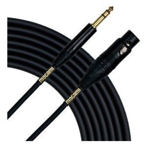 Mogami Gold TRS Stereo 1/4" Male to 3-Pin XLR Female Balanced Quad Patch Cable (10')