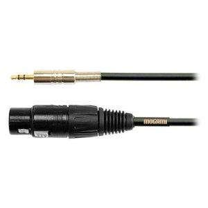 Mogami Gold Stereo Mini (3.5mm) Male to 3-Pin XLR Female Microphone Cable (1.5')