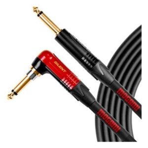 Mogami Overdrive Electric Guitar Cable with Right-Angle Neutrik Silent Plug (40’)