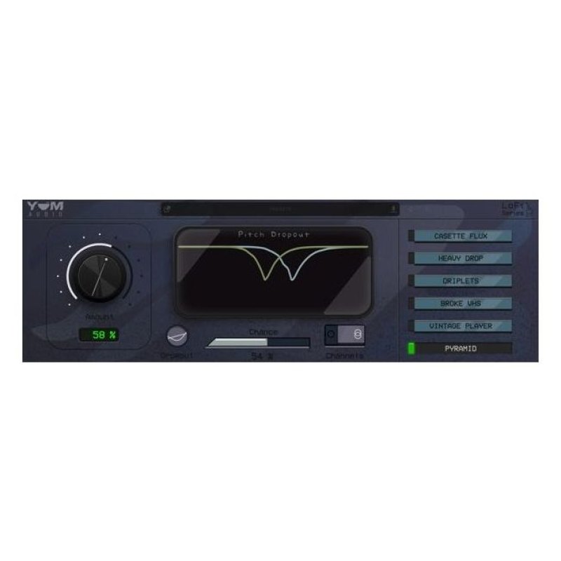 Yum Audio LoFi Pitch Dropout – Pitch Imperfection Generator