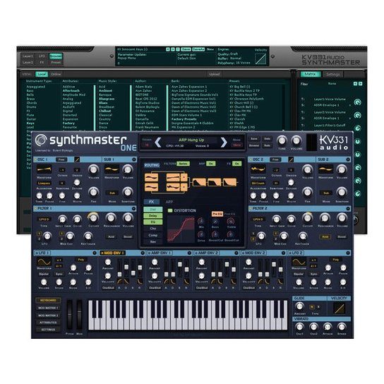 KV331 Audio SynthMaster 1 + 2 Bundle Upgrade - Software Suite with SynthMaster One & SynthMaster 2.9 (Download)
