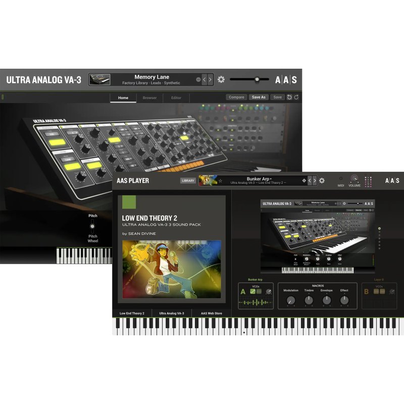 Applied Acoustics Systems Low End Theory 2 – Sound Pack for Ultra Analog VA-3 picture 2