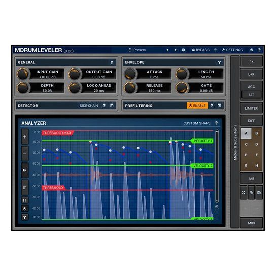 MeldaProduction MDrumLeveler