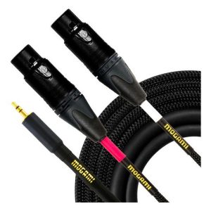 Mogami Gold 3.5mm TRS Male to Dual XLR Female Y-Cable (10')