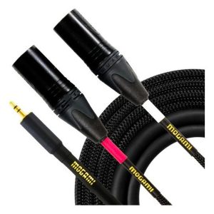 Mogami Gold 3.5mm TRS Male to Dual XLR Male Y-Cable (10')