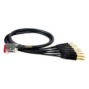 Mogami Gold 8-Channel DB25 to 1/4" TRS Analog Snake Cable (35')