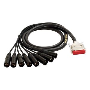 Mogami Gold 8 Channel Analog Snake Cable DB-25 to 8x XLR Male (25')