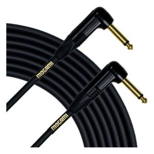 Mogami Gold Instrument 18RR TS 1/4" Angled Male to TS 1/4" Angled Male Guitar Cable (18')