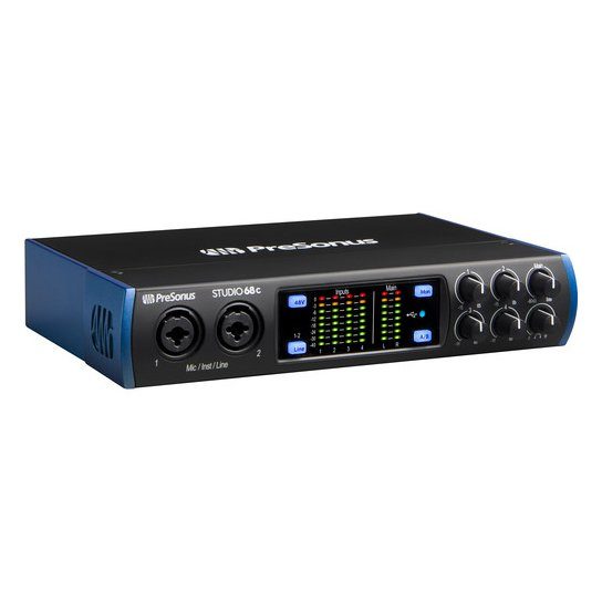PreSonus Studio 68c Desktop 6x6 USB Type-C Audio/MIDI Interface