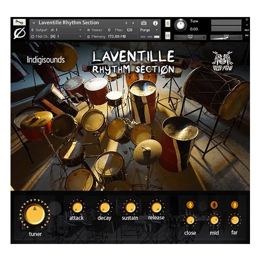 Indigisounds Laventille Rhythm Section Sample Library - Virtual Instrument (Download)