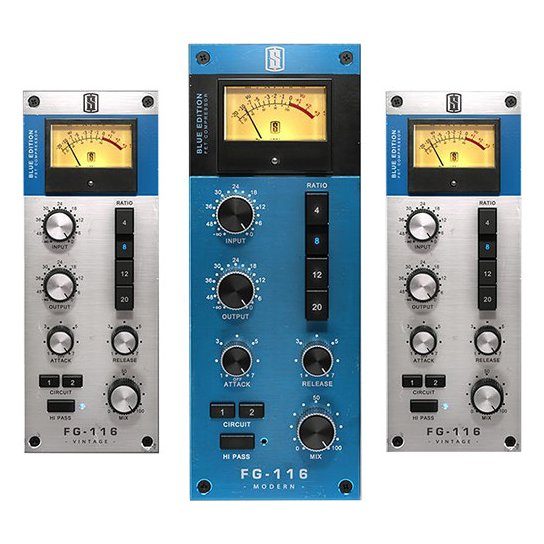 Slate Digital FG-116 Blue Series FET Compressors - Pro Audio Software for Analog-Style Compression (Download)