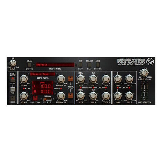 Slate Digital Repeater Delay - Software for Pro Audio Applications (Download)