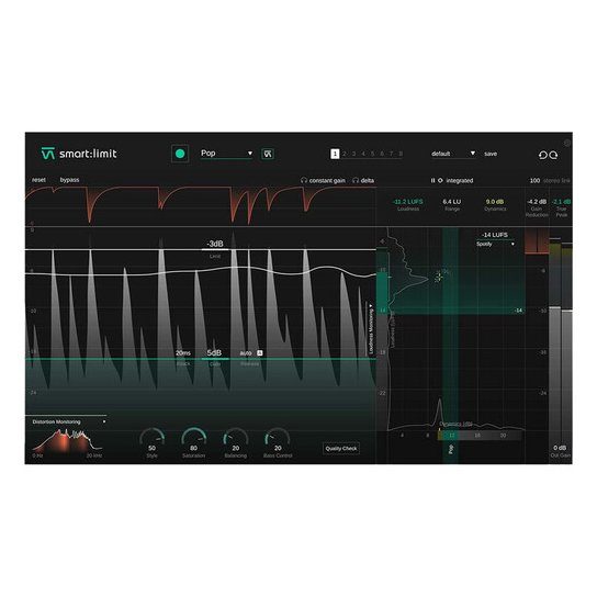 sonible smart:limit Intelligent True-Peak Limiter Plug-In (Download)