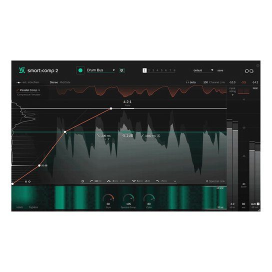 sonible smart:comp 2 Intelligent Compressor Plug-In (Upgrade from smart:comp 1, Download)