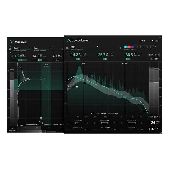 sonible Metering Bundle with true:level and true:balance Plug-Ins (Download)