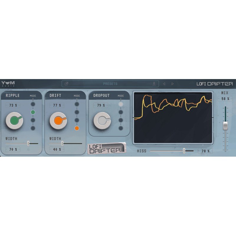 Yum Audio LoFi Drifter – Analog Volume Modulator