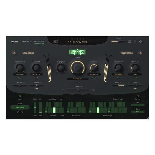 ujam Symphonic Elements Braaass Instrument Plug-In