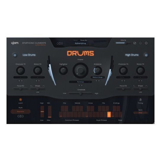 ujam Symphonic Elements Drums Instrument Plug-In (Download)