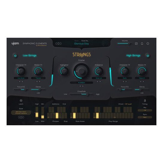 ujam Symphonic Elements Striiiings Instrument Plug-In (Download)