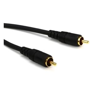 Mogami RR-10 Pure-Patch RCA Male to RCA Male Audio/Video Patch Cable (75 Ohm) (10')